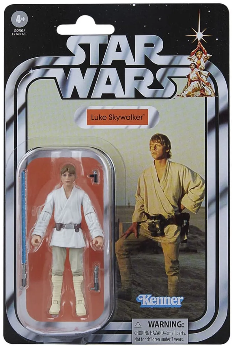 Hasbro Star Wars Episode IV Vintage Luke Skywalker Action Figuur 10cm - Multi