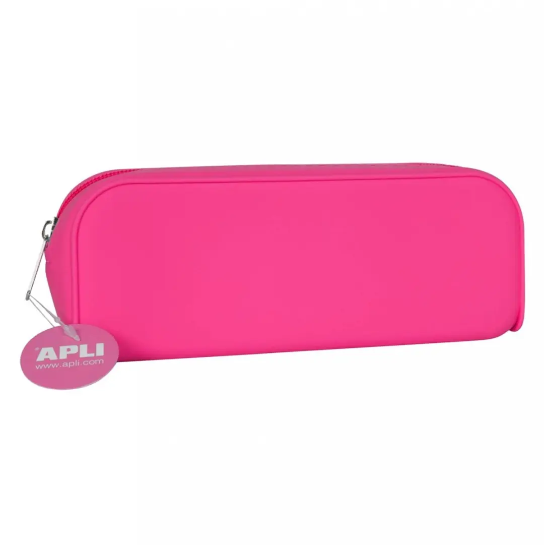 APLI Kids etui siliconen Soft Nordic roze waterdicht flexibel.