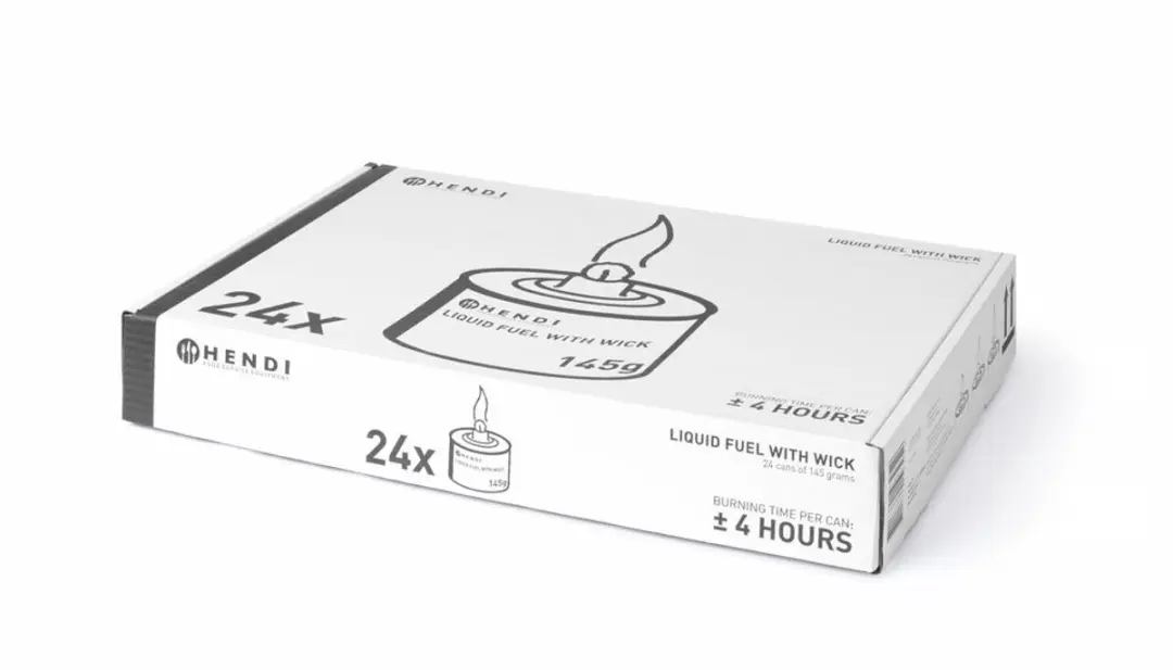 HENDI Vloeibare Brandstof 250ml - 24 Stuks