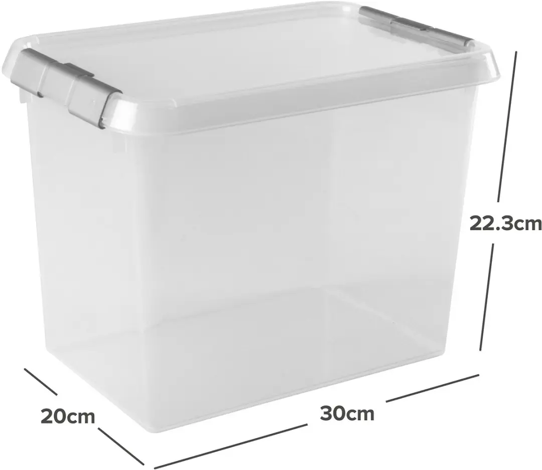 Sunware Comfort Line Opbergbox 9L - Set van 6 - 30x20x22cm