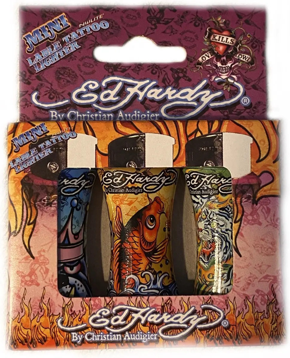 Ed Hardy Tattoo Aanstekers