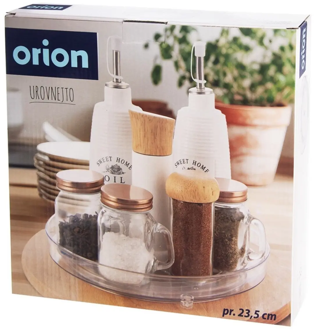 Orion Draaiende Organizer 27cm - Transparant