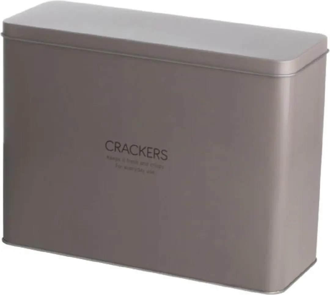 Gusta CasaLupo Cracker Blik 24x9x18cm - Beige