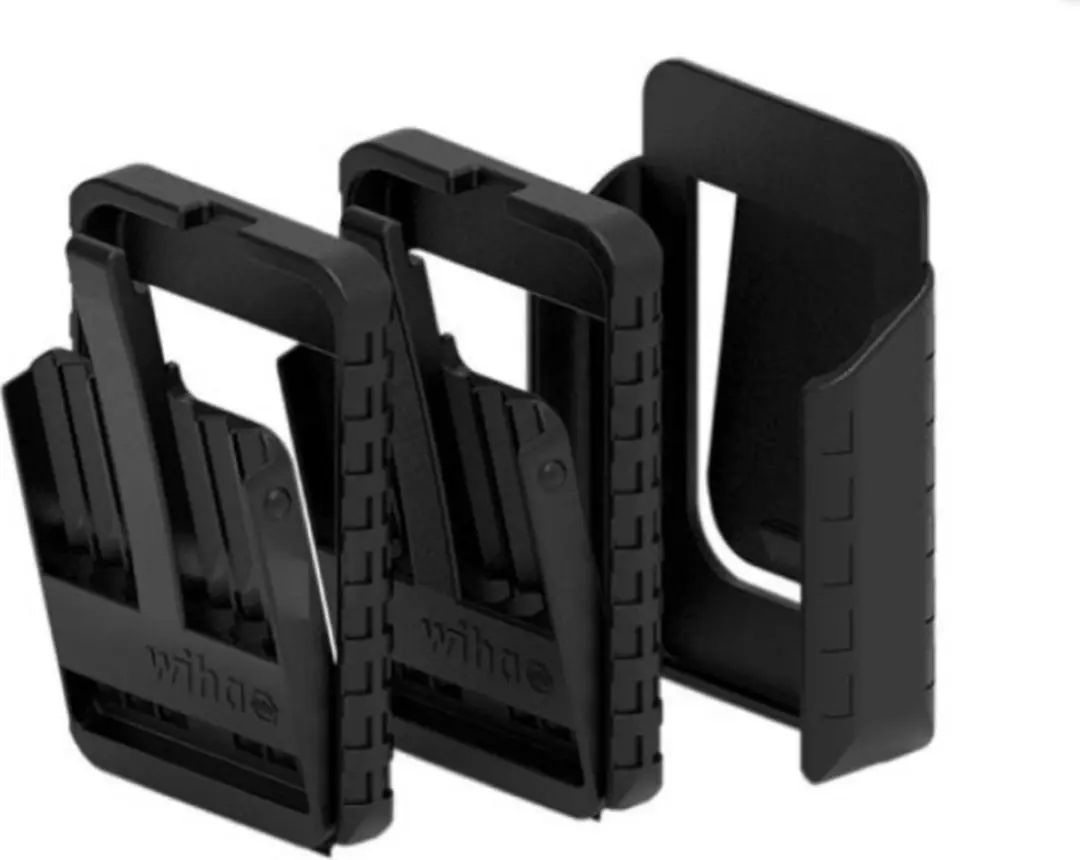 Wiha Slimbit Box Lege Opbergbox - 2 Stuks Zwart