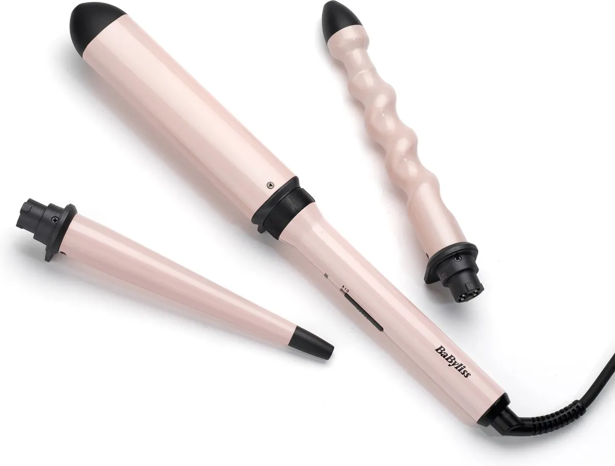 BaByliss Curl and Wave Trio MS750E Multistyler - krultang - 3 accessoires