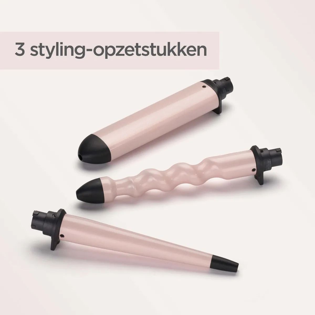 BaByliss Curl and Wave Trio MS750E Multistyler - krultang - 3 accessoires