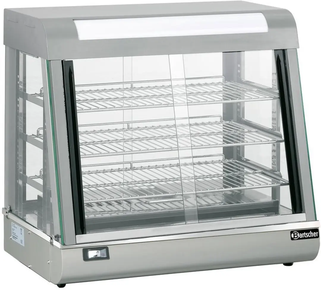 Bartscher Deli Warmhoudvitrine 110L - 660x470x640mm - RVS - afbeelding 2 van 2