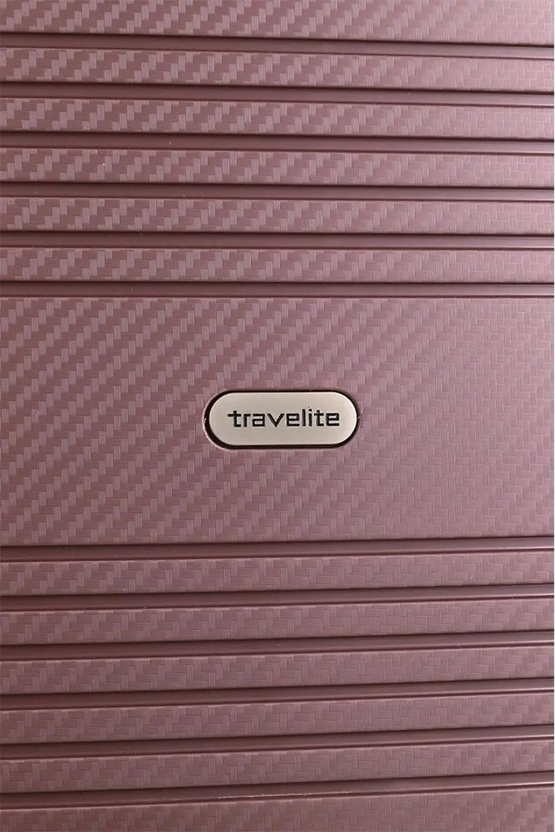 Travelite Zenit 4 Trolley S 36L - 4 Wielen - Donkerroze