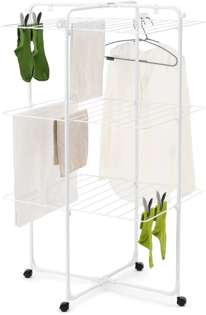 Brabantia HangOn Droogtoren 23m - Inklapbaar - Wit