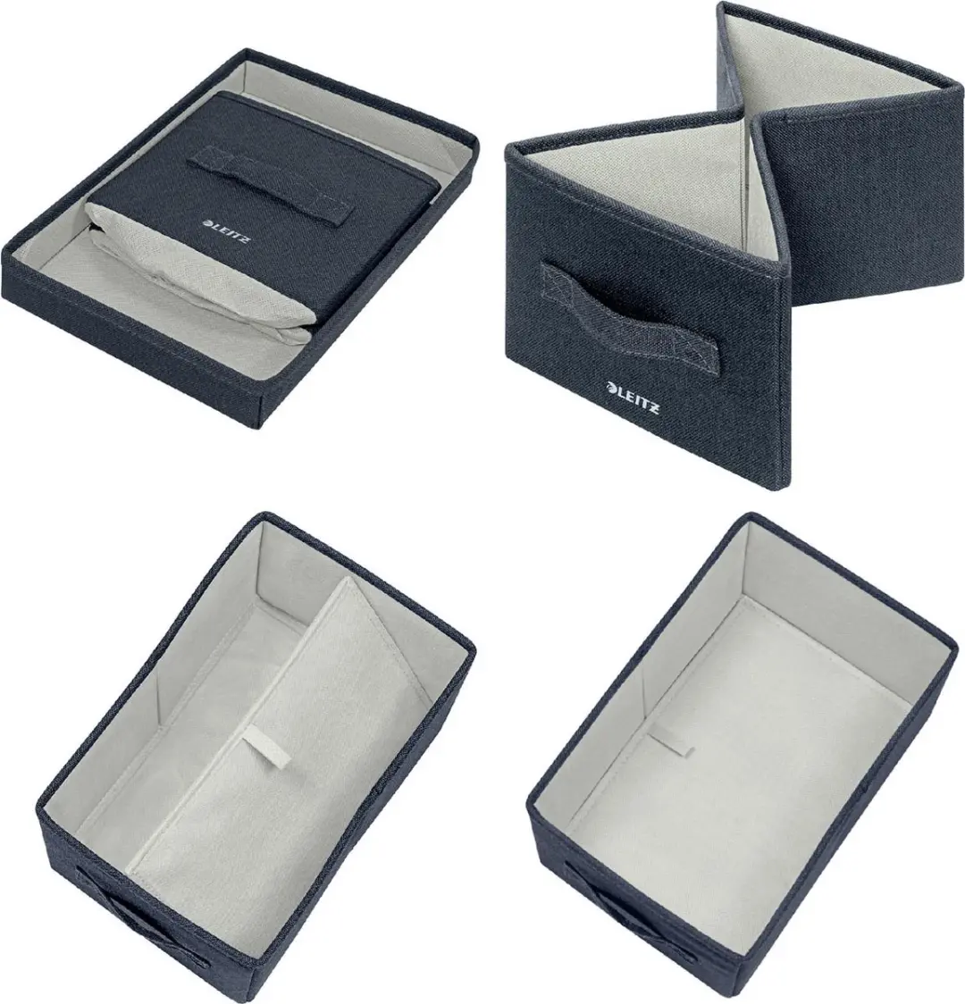Leitz Opbergdoos 190x160x285mm - 15L - Grijs - 8 Stuks