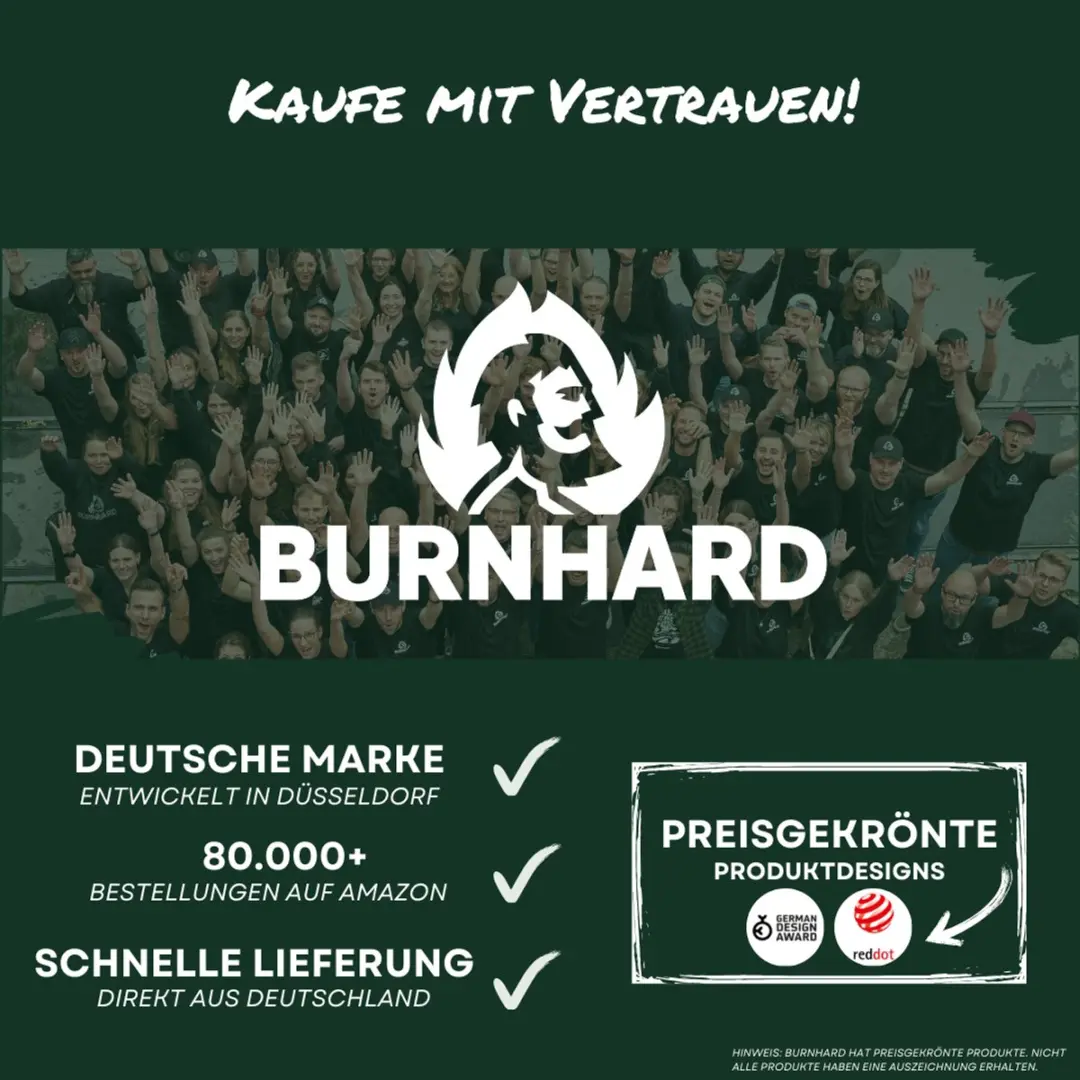 Burnhard Burgerklokken RVS Set - 2 Stuks - 16cm