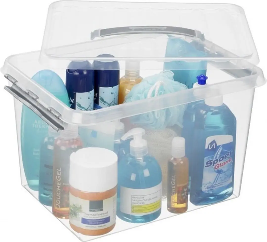Sunware Q-Line Opbergbox 22L - 8 Stuks - Transparant