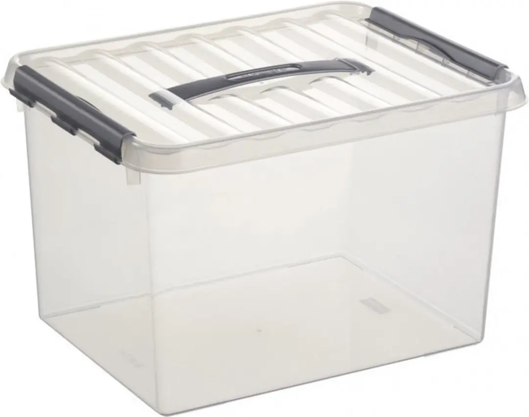 Sunware Q-Line Opbergbox 22L - 8 Stuks - Transparant