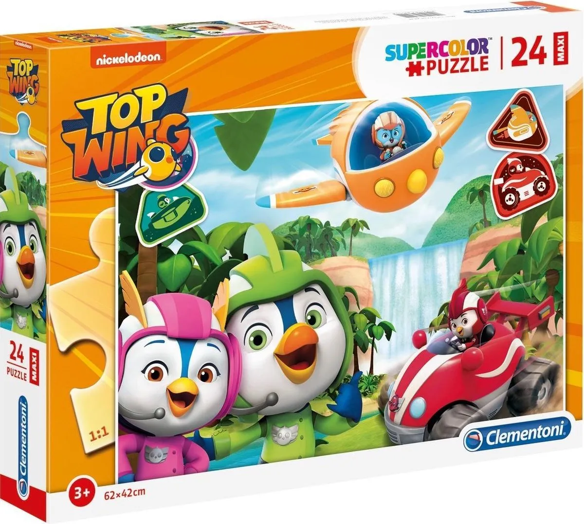 Clementoni Maxi Top Wing Legpuzzel 35 Stuks - Multicolor