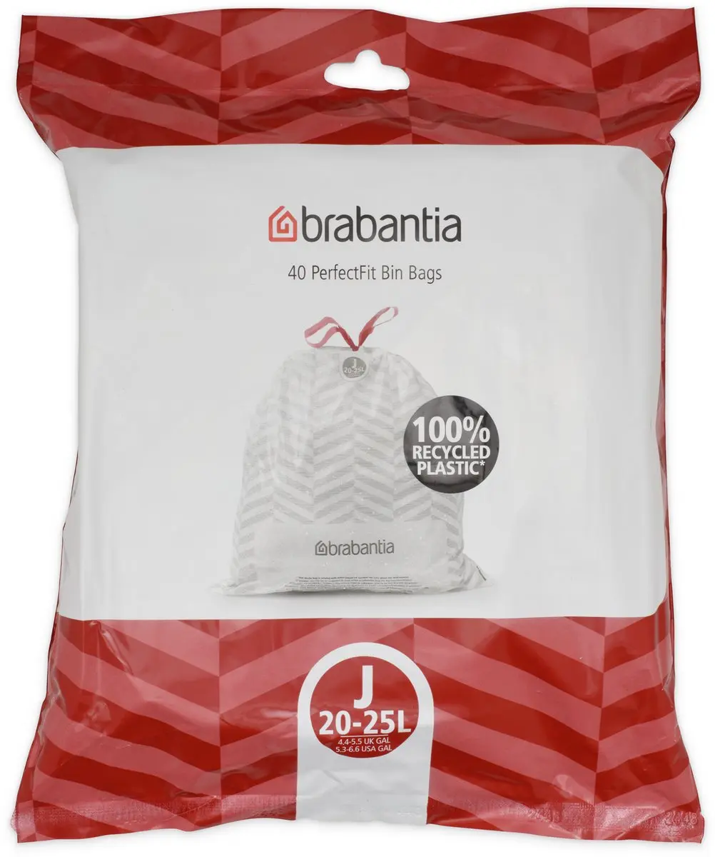 Brabantia PerfectFit Vuilniszakken X & J 12L - 160 Stuks (4x40)