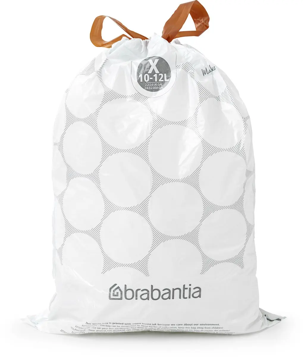 Brabantia PerfectFit Vuilniszakken X & J 12L - 160 Stuks (4x40)