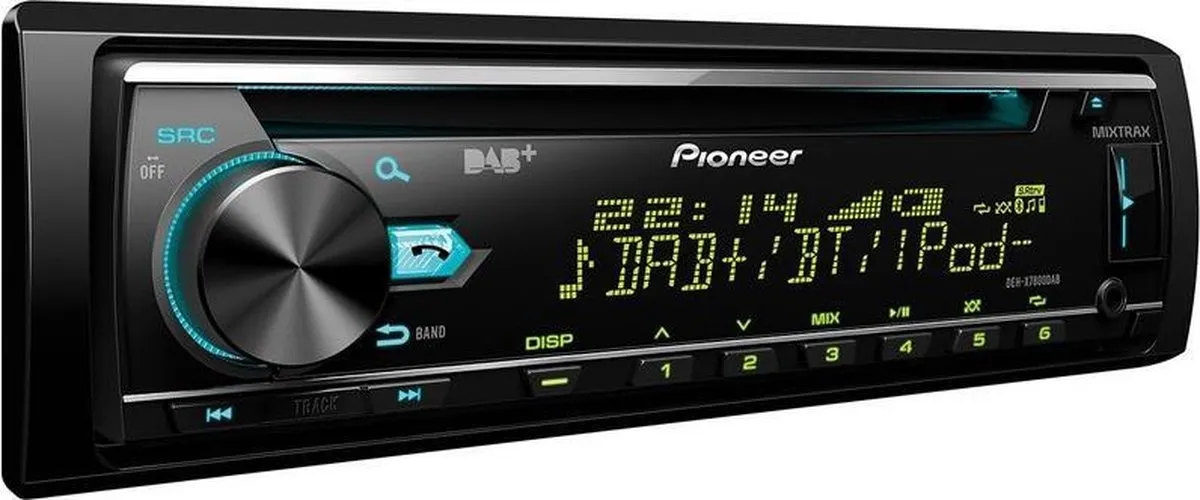 Pioneer DEH-X7800DAB Autoradio - 50W - Zwart