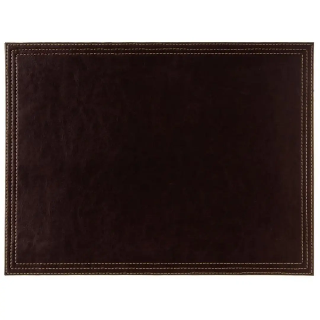 Olympia Kunstlederen Placemat 40x30cm - Bruin