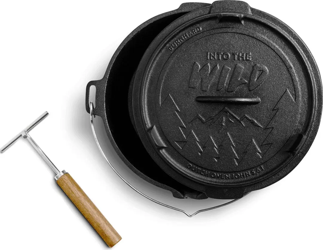 Burnhard Dutch Oven Little John 5,6L - Gietijzer - Zwart