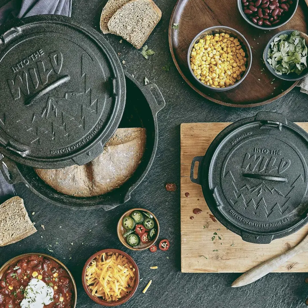 Burnhard Dutch Oven Little John 5,6L - Gietijzer - Zwart