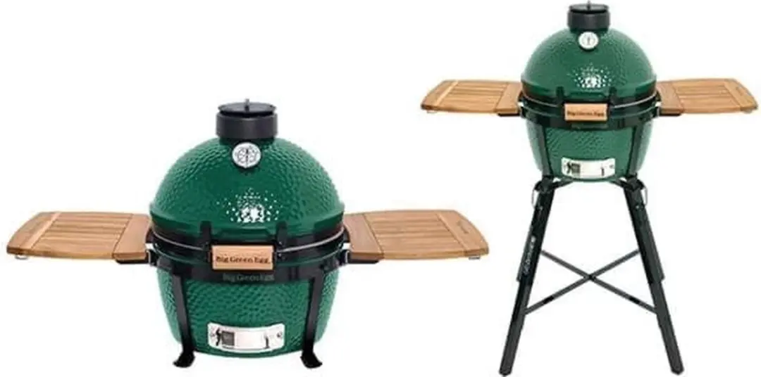 Big Green Egg MiniMax EGG Mates Zijtafels Acacia - Zwart