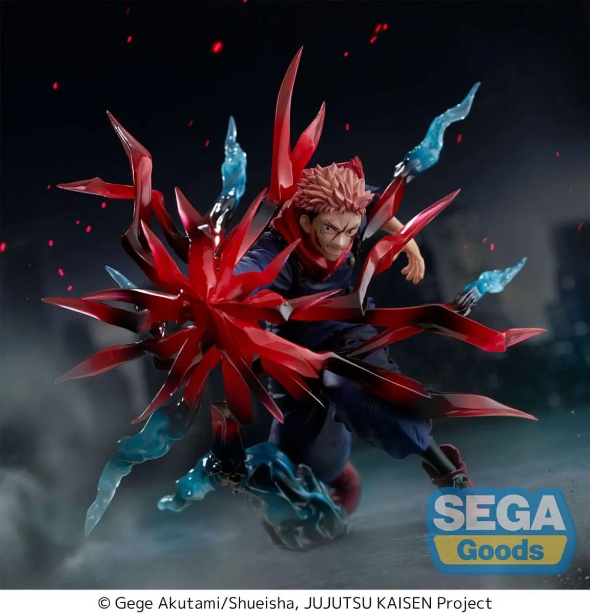Sega Jujutsu Kaisen Luminasta Yuji Itadori Black Flash Beeld - 16cm - Multi