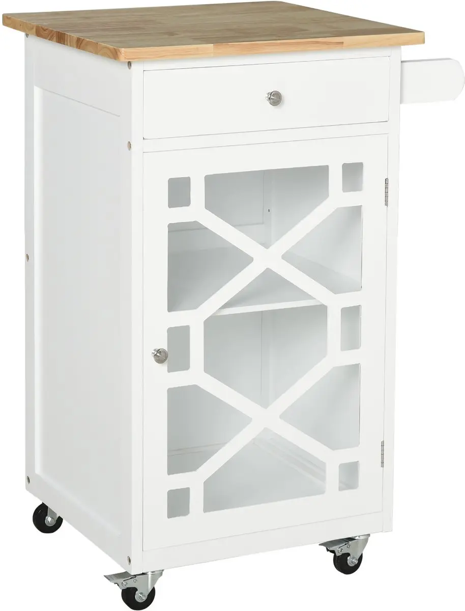 Homcom Keukenwagen 63x45x86cm MDF
