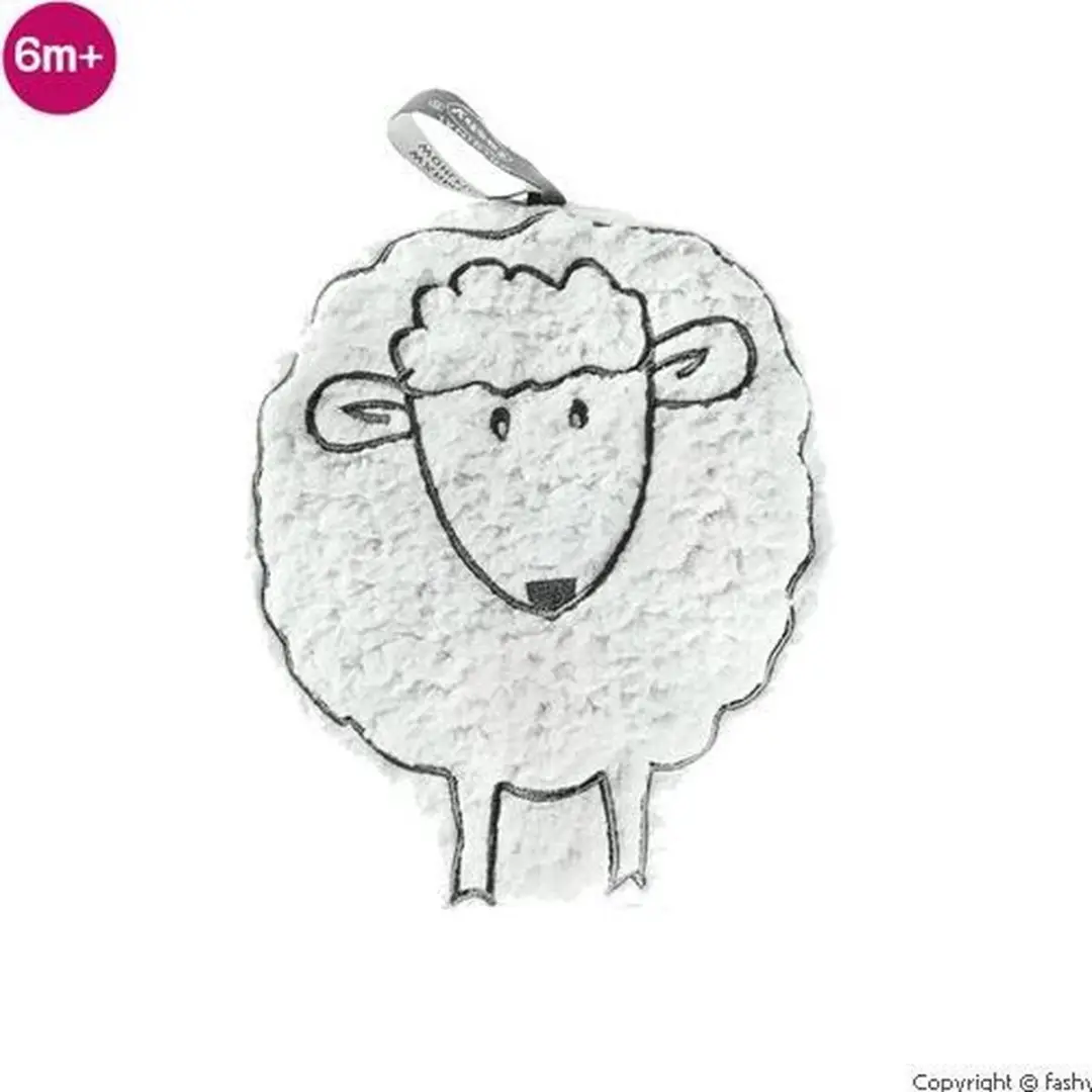 Dolly het schaap knuffel kersenpit - warmteknuffel Fashy