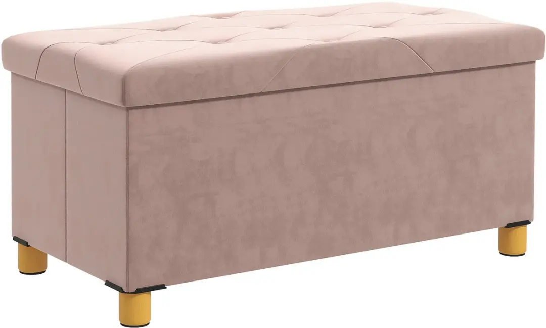 Homcom Opbergpoef Roze