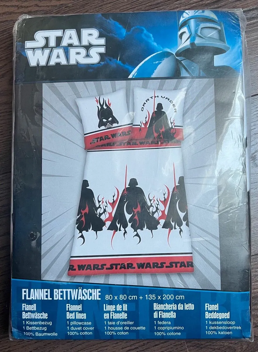 Star Wars Dekbedovertrek Flanel Katoen 135x200cm