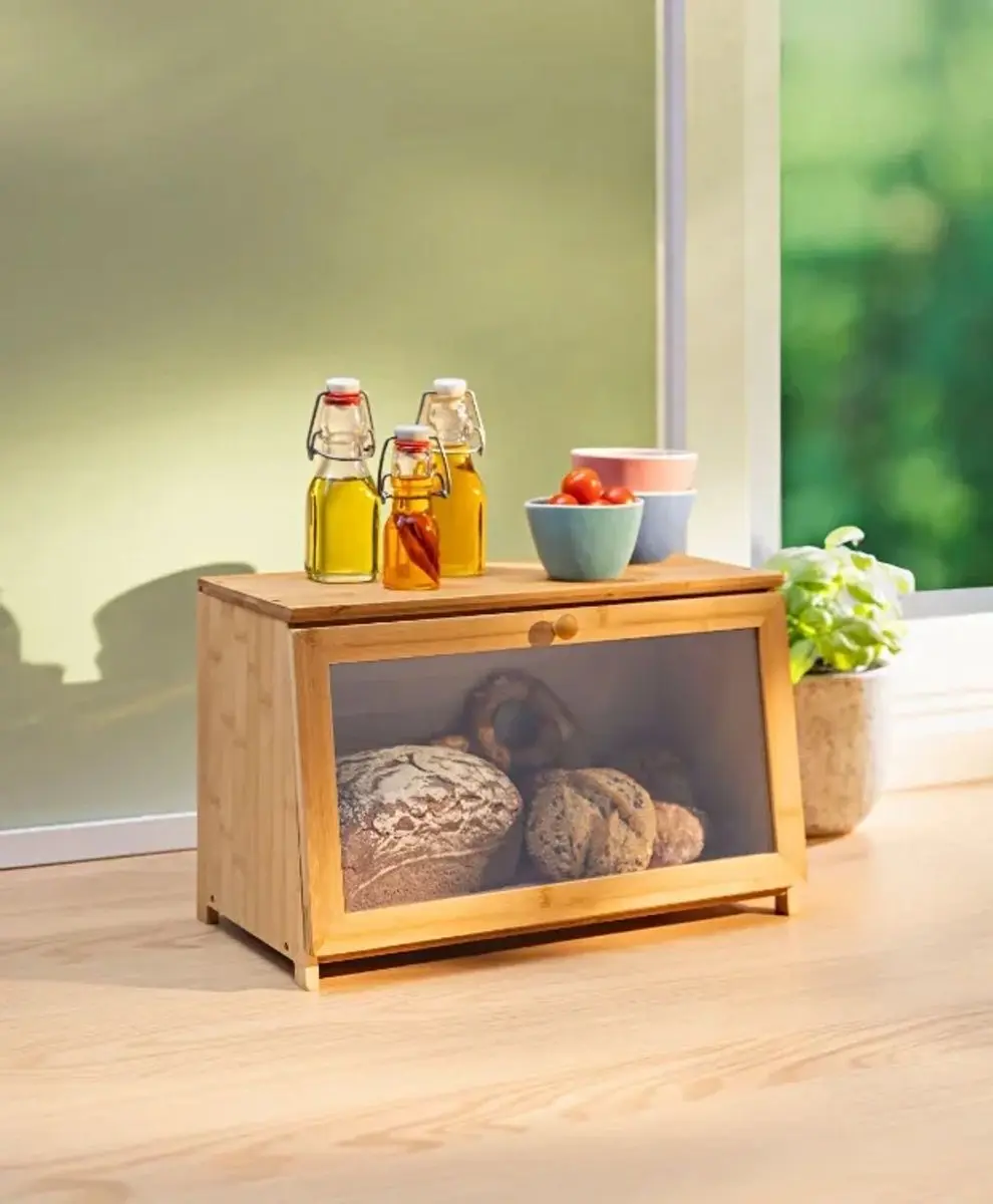 Westfalia Brooddoos XXL Bamboe/Hout