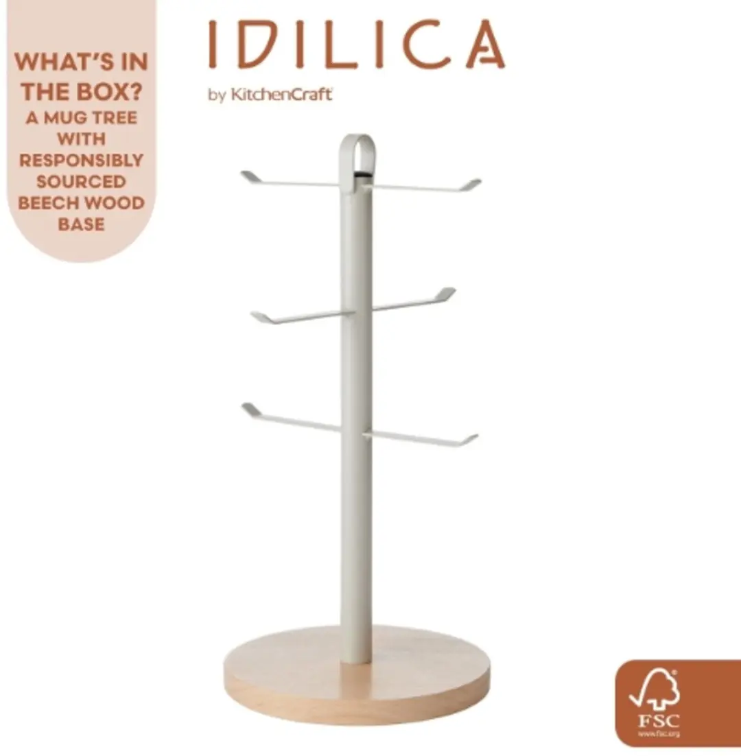 KitchenCraft Idilica Mokkenboom - Beukenhouten voet - afbeelding 4 van 5