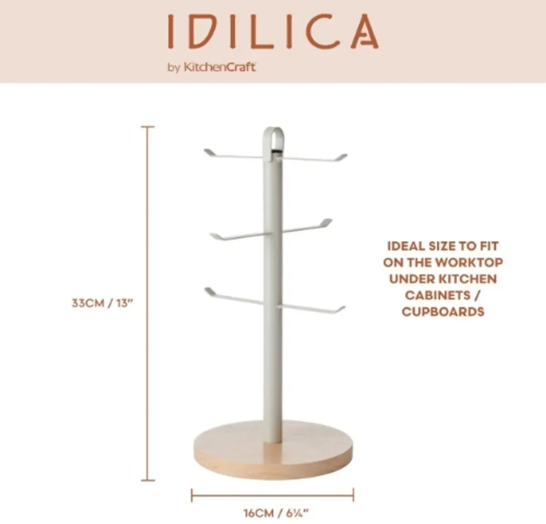 KitchenCraft Idilica Mokkenboom - Beukenhouten voet - afbeelding 3 van 5