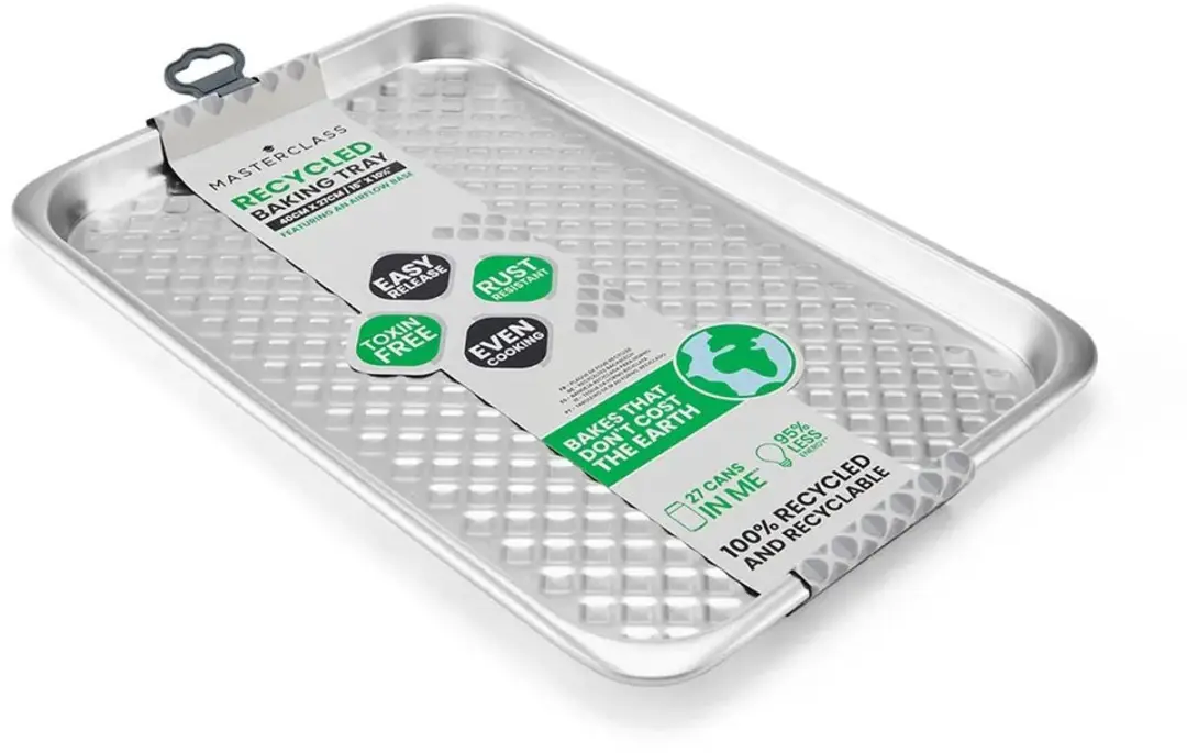 Masterclass Gerecycled Aluminium Bakplaat 40x27cm - Silver