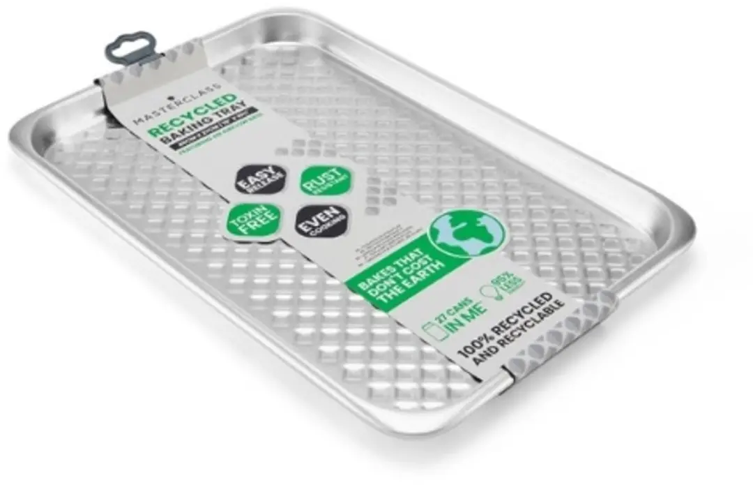 Masterclass Gerecycled Aluminium Bakplaat 40x27cm - Silver - afbeelding 6 van 6