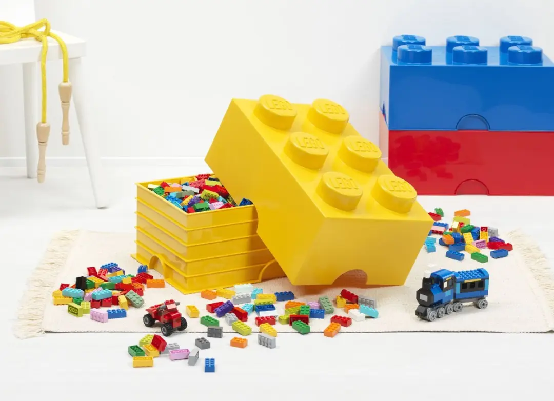 Lego - Opbergbox Brick 6 - Nylon - Zwart