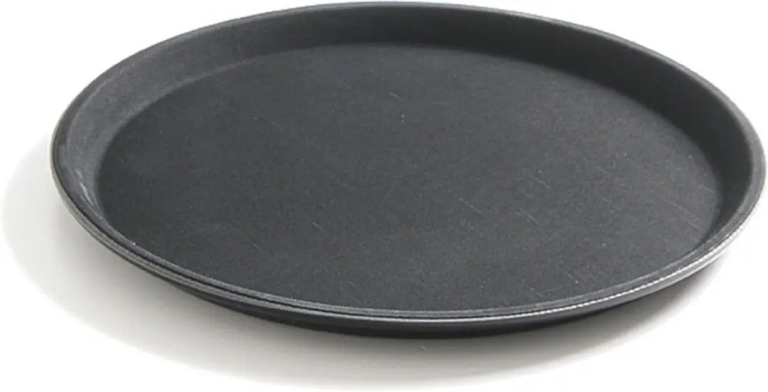 Hendi Rond Dienblad Glasvezel Versterkt 28cm - Zwart