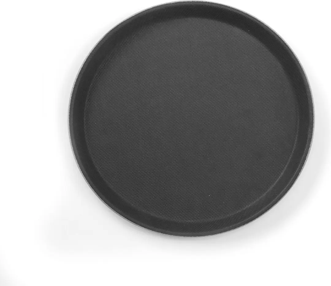 Hendi Rond Dienblad Glasvezel Versterkt 28cm - Zwart