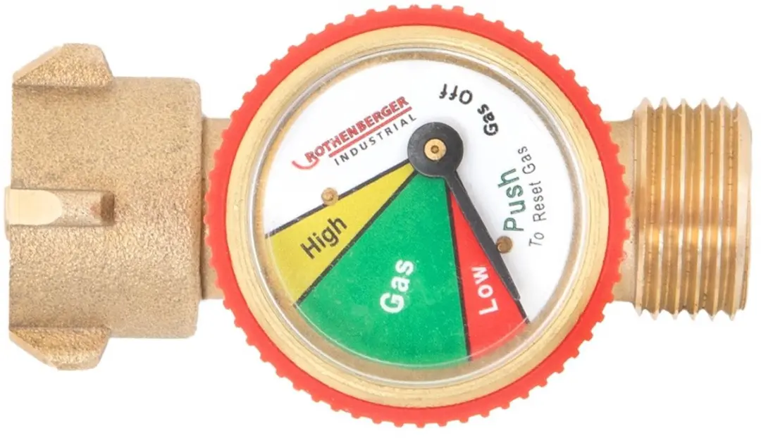 Rothenberger Gas OFF 1500004960 Gasfleszekering - Messing