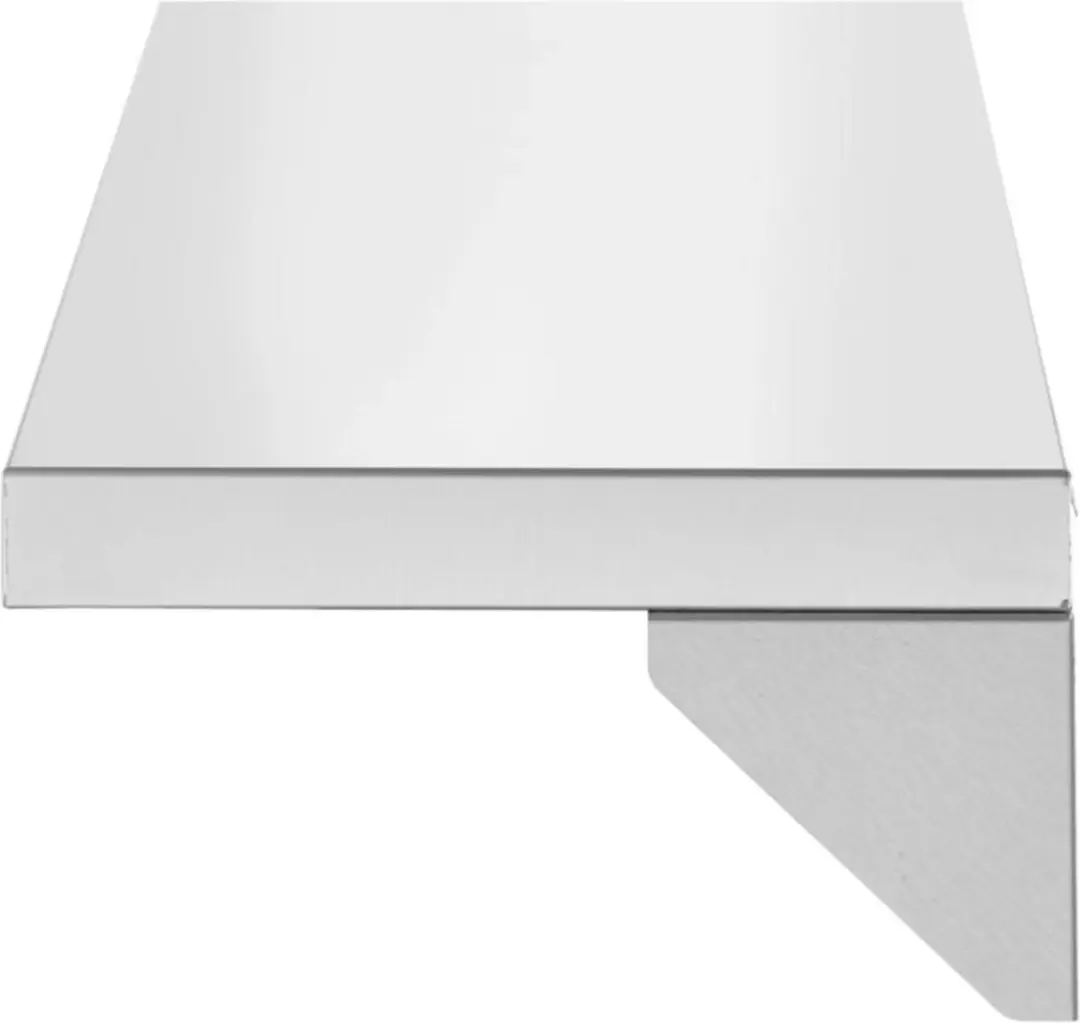 Hendi Achterblad Green Fire BBQ - 650x298x160mm - RVS