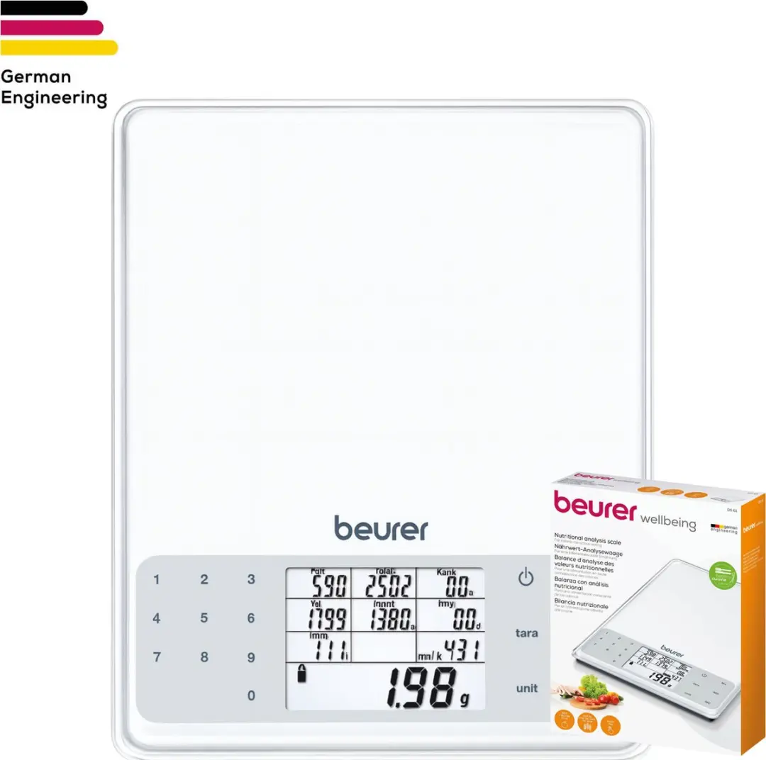 Beurer DS 61 Digitale Dieetweegschaal 5kg