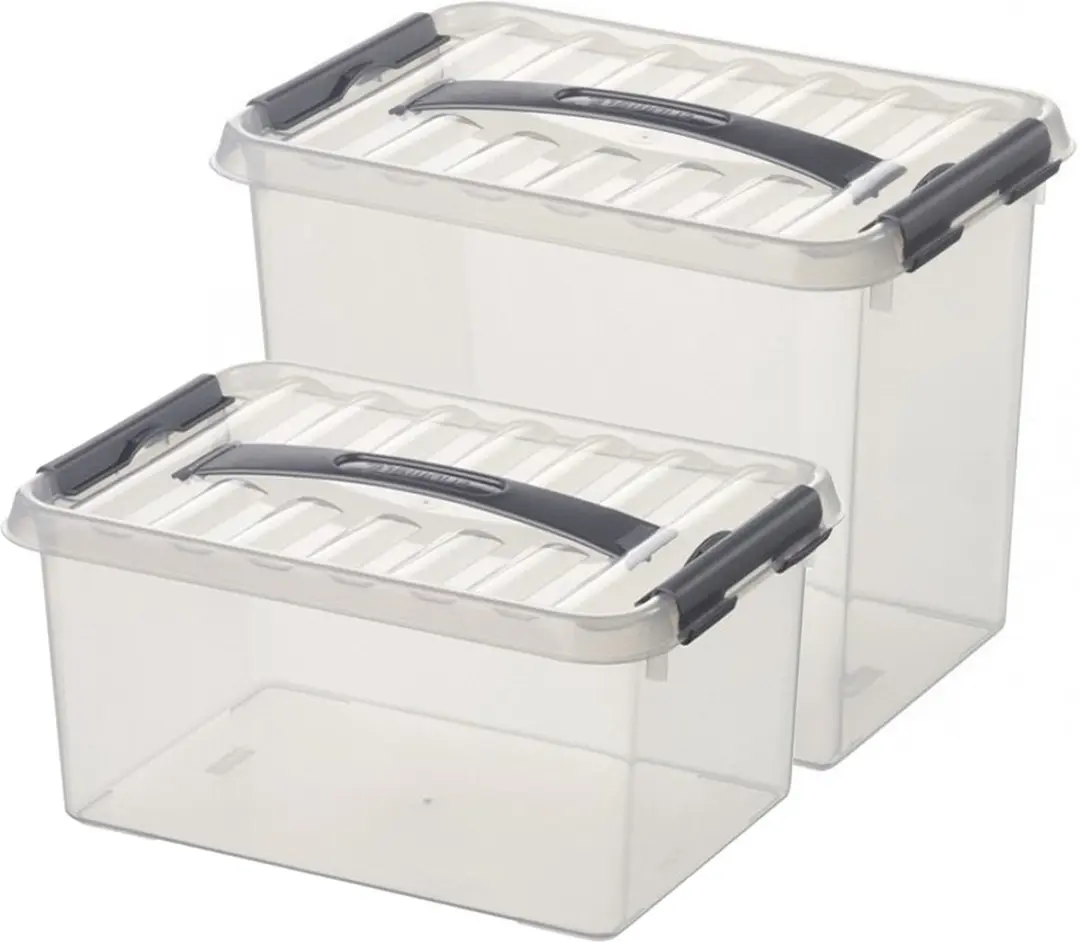 Sunware Q-Line Opbergboxen Set 6 Stuks