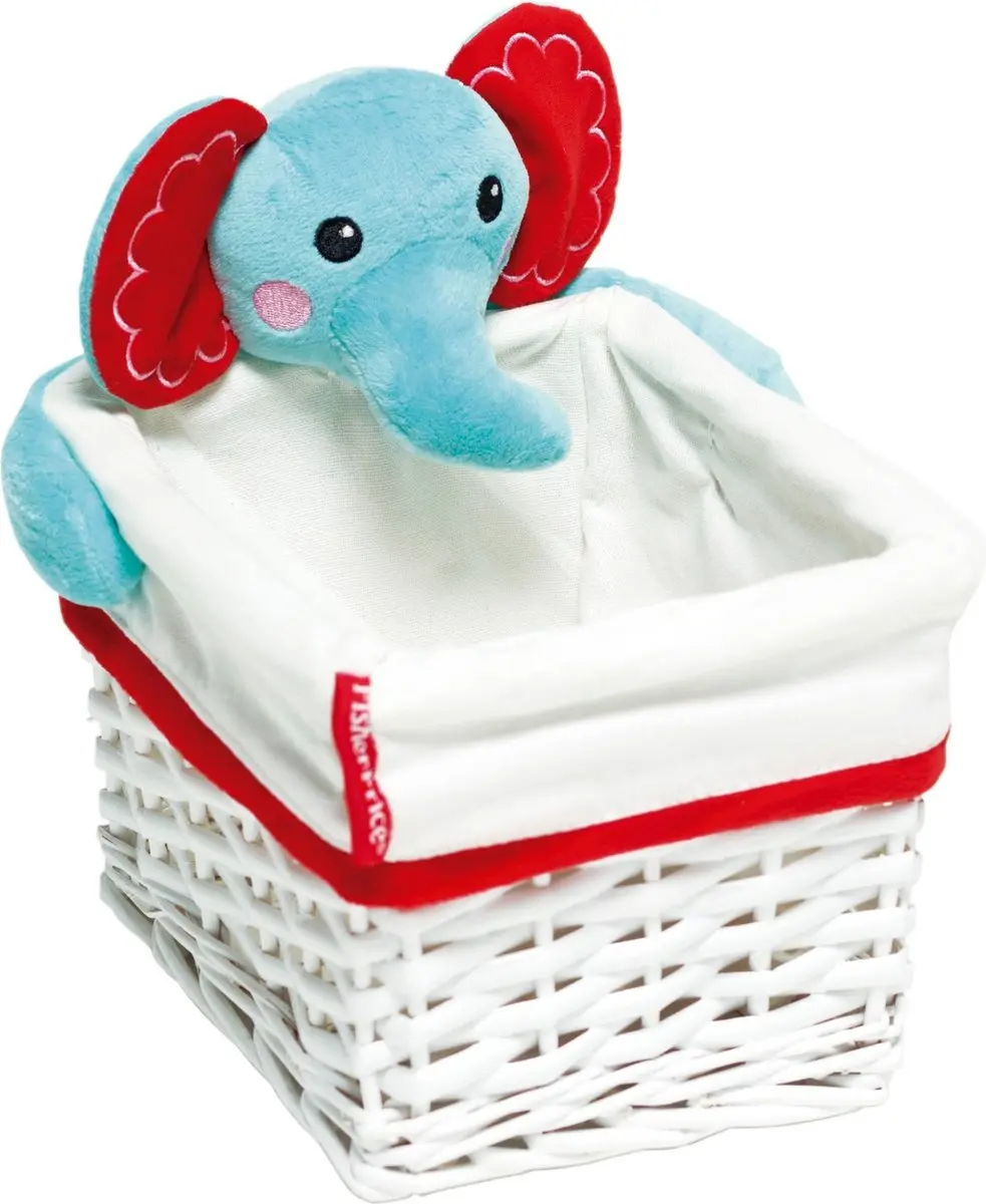 Fisher-Price Opbergbox Olifant 4,16L - Wit/Blauw