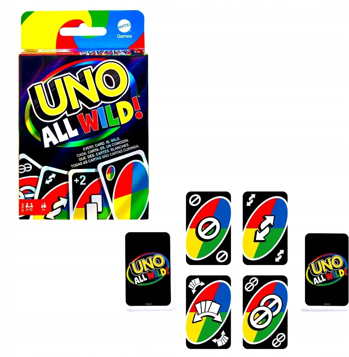 Mattel UNO All Wild HHL33 Kaartspel - 2-10 Spelers