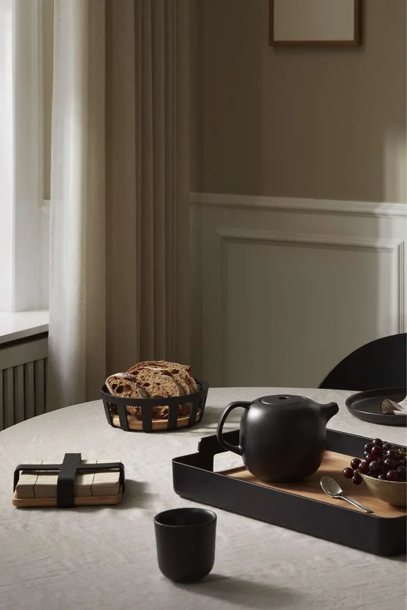 Eva Solo Nordic Kitchen Broodmand Bamboe - Zwart - afbeelding 6 van 6