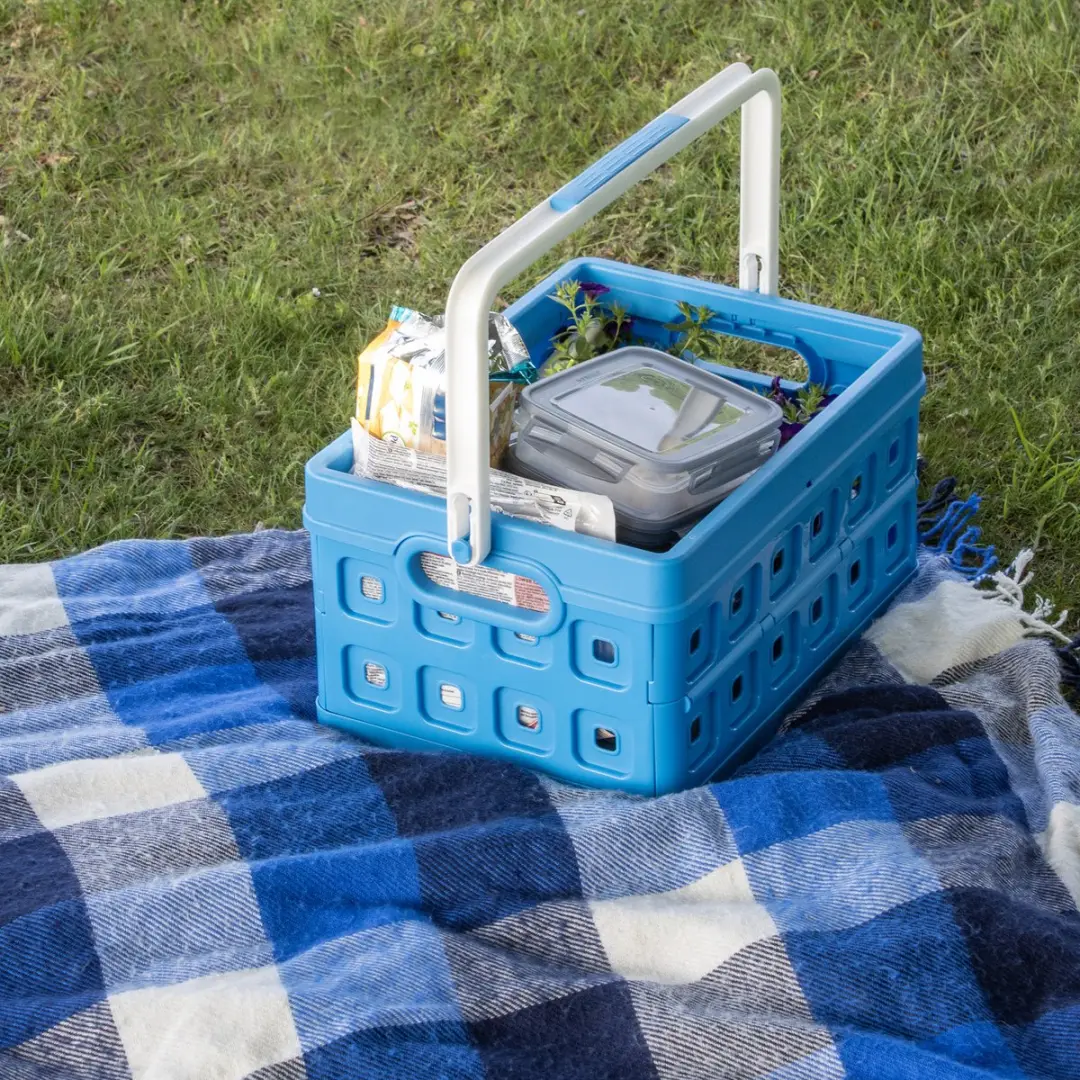 Sunware Square Vouwkrat 24L - Blauw - afbeelding 6 van 6