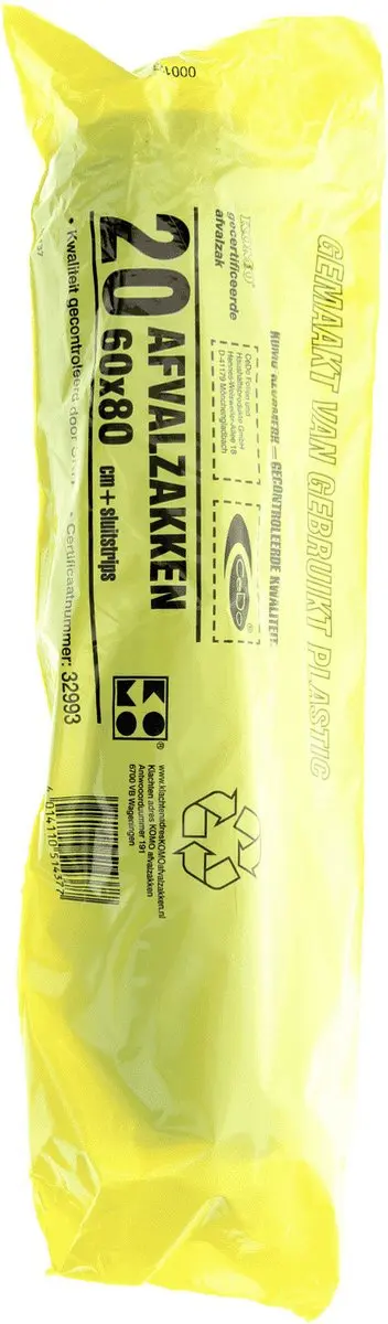 KOMO Afvalzakken - 60 Liter - 20 Stuks