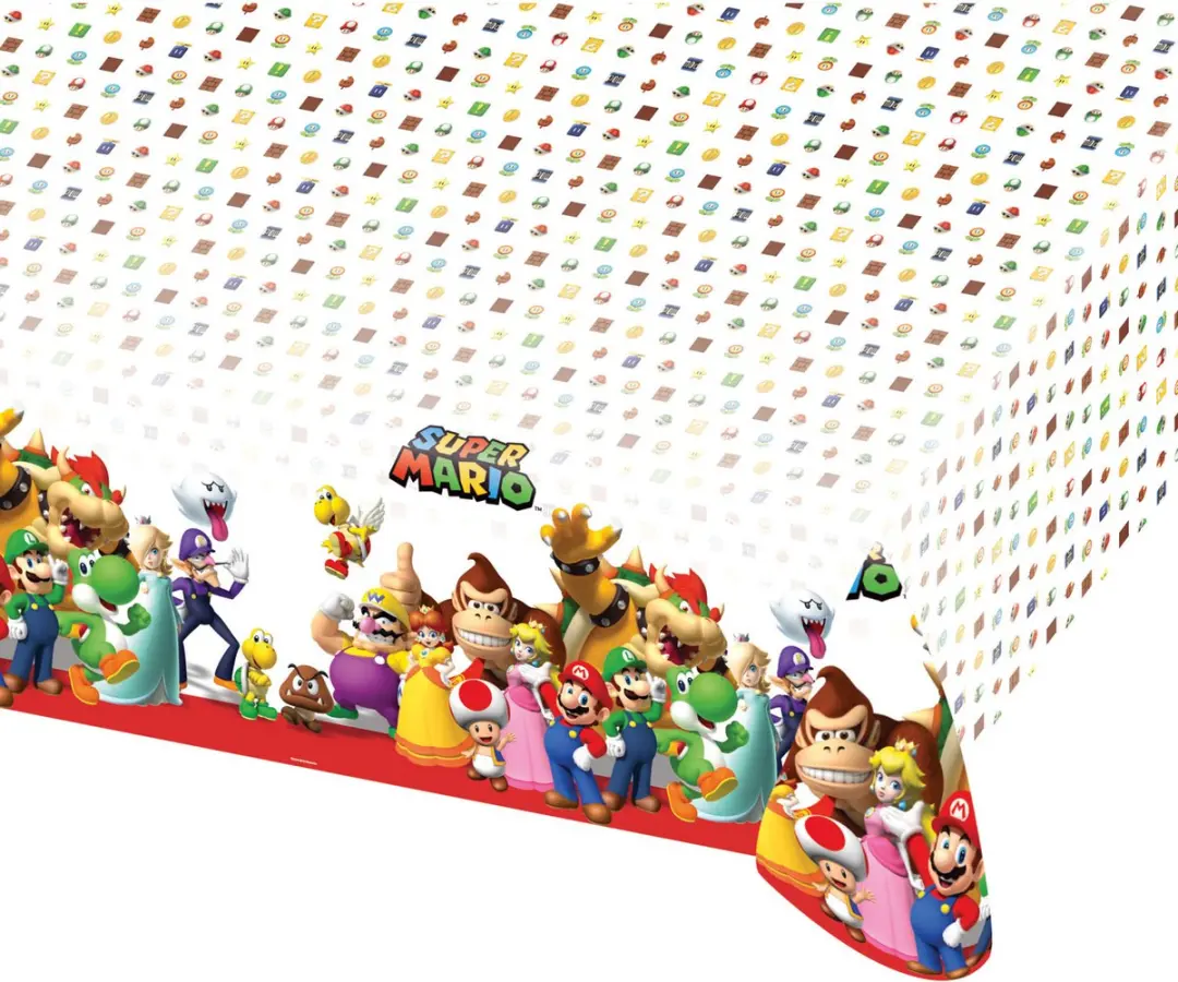 Disney Super Mario Tafelkleed 120x180cm - Multi