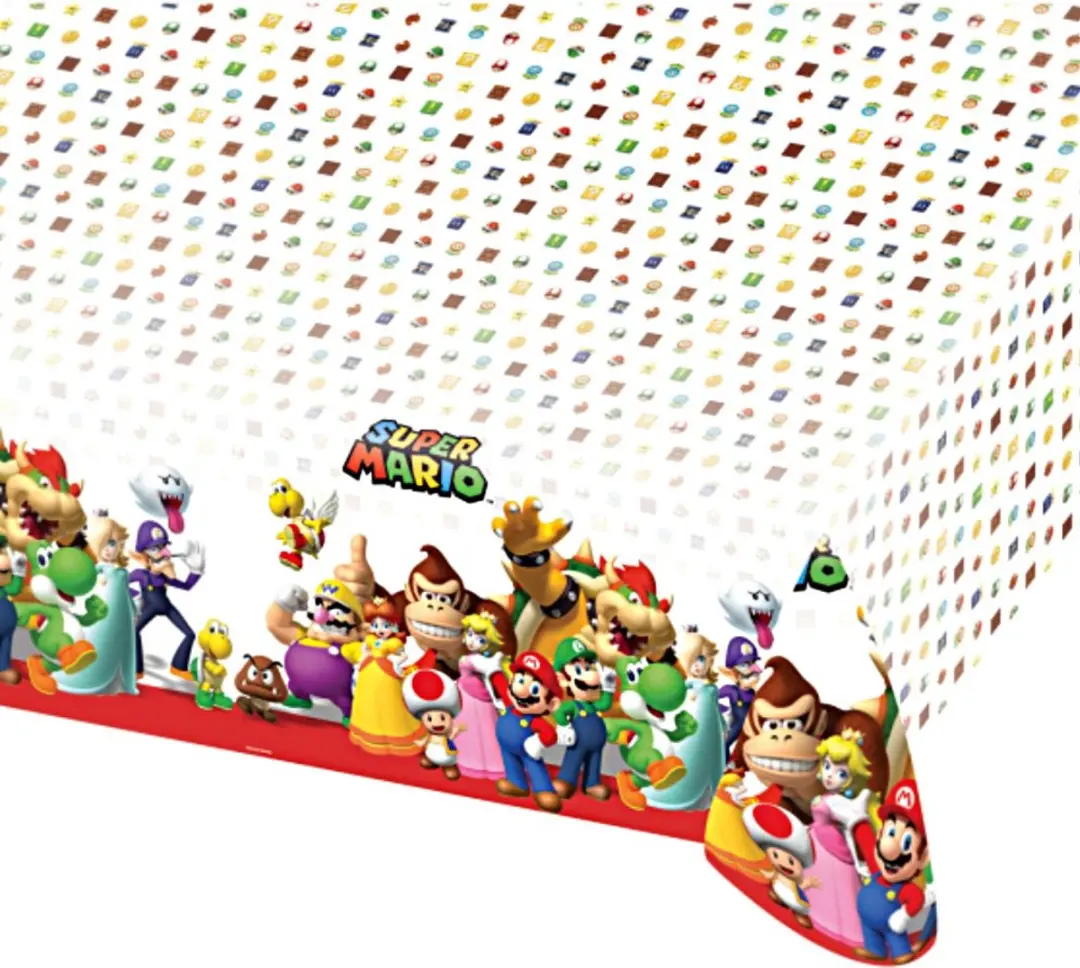 Disney Super Mario Tafelkleed 120x180cm - Multi