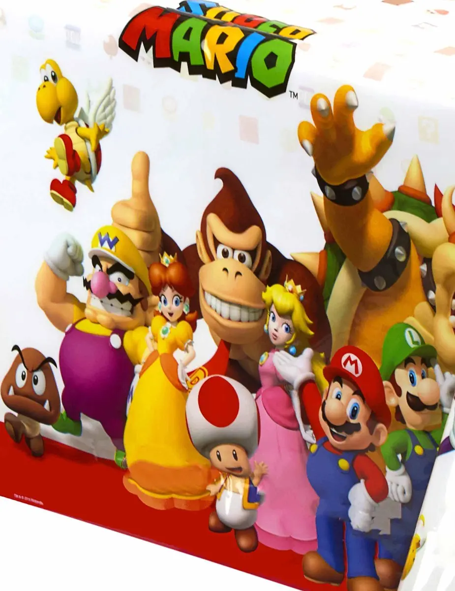 Disney Super Mario Tafelkleed 120x180cm - Multi
